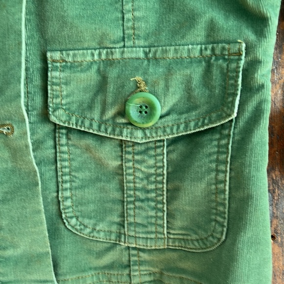 Cute courdouroy jacket, in a great emerald green color! - Picture 3 of 5